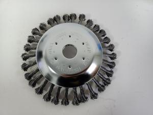 Cabezal de corte de cepillo de rueda de alambre de acero de 8 pulgadas | Cepillo de malezas resistente compatible <span class=keywords><strong>con</strong></span> <span class=keywords><strong>desbrozadora</strong></span> y desmalezadora - Product Image 3