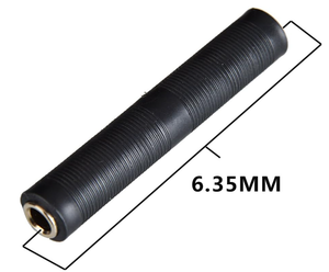 Acoplador TRS/TS de 1/4 pulgadas, hembra a hembra conector de <span class=keywords><strong>audio</strong></span> de 6,35mm, adaptador estéreo <span class=keywords><strong>Joiner</strong></span> - Product Image 3