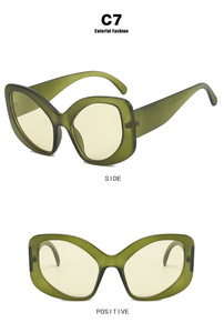 Oversized Cat Eye <strong>Pink</strong> Sunglasses <strong>Glasses</strong> for Women Mens Shades Luxury Fashion <strong>Party</strong> Sun <strong>Glasses</strong> UV400 Y2K Sunglasses 2025 - Product Image 5