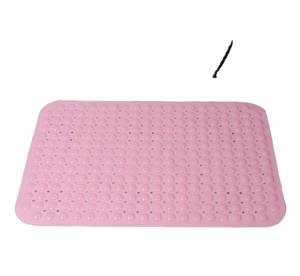 Tapis de nettoyage de message de pied antidérapant pour la salle de bain tapis de douche à séchage rapide en Silicone PVC écologique pour un usage domestique - Product Image 2