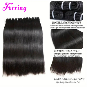 Lot de mèches de cheveux 100% naturels vierges du Vietnam, lisses, bruts, à vendre en gros, fournisseur de cheveux Remy avec cuticules alignées - Product Image 4