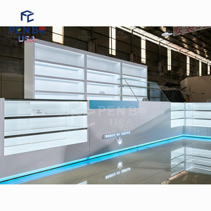 Toàn bộ cửa hàng tùy biến hiện đại va PE khói thuốc lá cửa hàng hiển thị trường hợp khói sản phẩm hiển thị truy cập kệ kính và tủ - Product Image 3