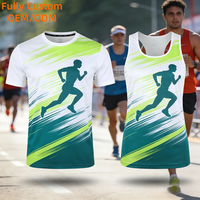 T-shirt de course personnalisé Dry Fit, T-shirts personnalisés avec logo, T-shirts de sport à séchage rapide, T-shirts de course personnalisables, Camiseta Deportiva