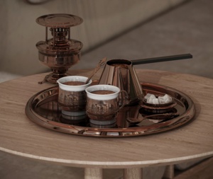 การออกแบบตกแต่งภายในร้านกาแฟแสนอบอุ่น ตู้โชว์กาแฟ เฟอร์นิเจอร์เคาน์เตอร์บาร์เบเกอรี่ไม้สั่งทำพิเศษ - Product Image 2