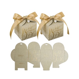 Vente chaude, design populaire, emballage cadeau en carton de luxe exquis, boîte en papier avec ruban personnalisé - Product Image 1