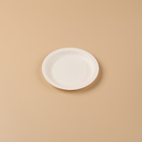 Haute qualité Lanweier 6789 pouces jetable biodégradable blanc minimaliste assiettes en papier vaisselle pour les fêtes pique-niques Dim Sum