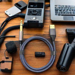 USB 1/4 TRS Stereo ses kablosu, 4FT USB a Laptop için 6.35mm 1/4 inç erkek ses adaptörü, Windows, PC, amplifikatör, hoparlör, - Product Image 2