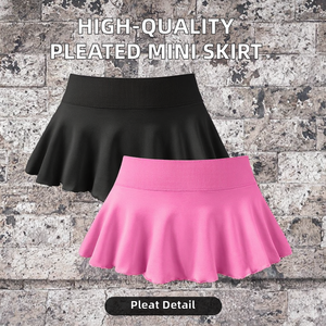 Jupe plissée Ultra courte pour femmes de haute qualité Sexy à la mode respirant taille naturelle été décoration non tissée - Product Image 2