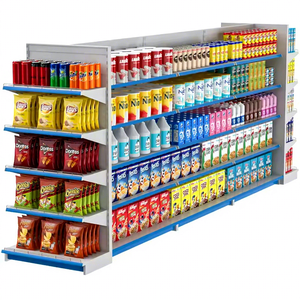 Étagères de supermarché sur mesure en acier laminé à froid, capacité 120-150 kg, type rayonnage de magasin - Product Image 3