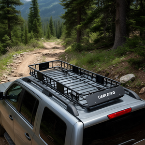 OSAKAPRO Portapacchi da Tetto in Acciaio da 64 Pollici con Cestello e Staffa di Montaggio - Product Image 2