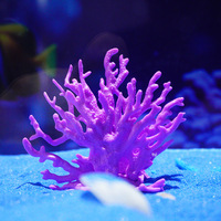 Décorations d'aquarium en corail doux Décorations d'aquarium de paysage de réservoir de poissons en gros