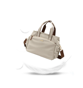 Fashionable large single shoulder crossbody <b>bag</b> with multiple compartments, lightweight canvas handbag, women's shopping <b>bag</b> - Product Image 5