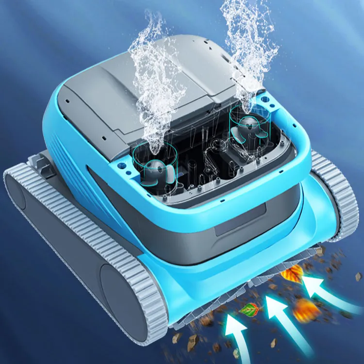 2023 년 새로운 모델 수영장 청소 로봇 상하이에서 만든 CE와 로봇 자동 먼지 흡입 기계