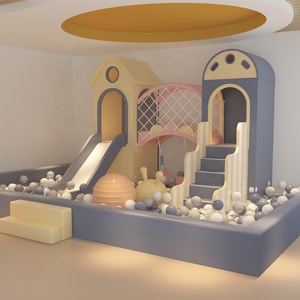 Ensemble d'équipements de jeu intérieur haut de gamme et fiables pour enfants, piscine à balles commerciale avec toboggan, modèle Saidi - Product Image 6