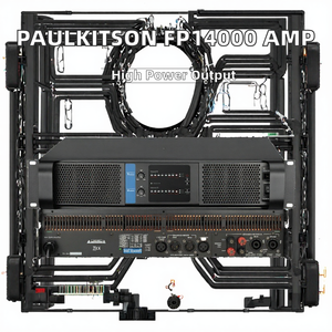 FP14000Q 2 Channel Power <b>Amplifier</b> Class TD for <b>Subwoofer</b> Speaker System - Product Image 2