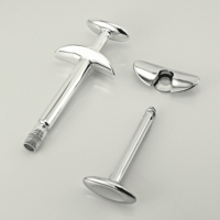 Seringues préremplies en verre borosilicate électrolytique de 3 ml avec embout Luer Lock, bouteilles en verre avec piston et butée pour autres emballages