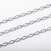 Collier et bracelet en acier inoxydable grossier or bricolage ensemble de chaînes composants de bijoux non soudés sac à chaîne Dongguan