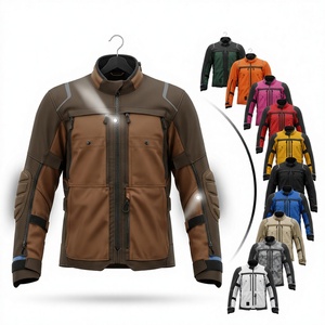 เสื้อแจ็คเก็ตขี่มอเตอร์ไซค์กันน้ำ ระบายอากาศ กันลม ป้องกันเต็มตัว ผ้าคอร์ดูรอย สำหรับขี่มอเตอร์ไซค์กลางแจ้งและแข่งรถ - Product Image 1