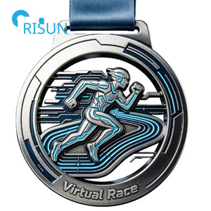 Desafío Virtual Personalizado, Mini Maratón <span class=keywords><strong>en</strong></span> Línea, Carrera Divertida, Carrera Deportiva, Medallas, Medallón, Medallas de Carrera Virtuales Personalizadas - Product Image 2