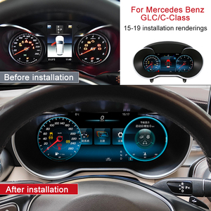 Panel de Instrumentos LCD STWEI y Pantalla Digital Android de 12.3 Pulgadas con Carplay para Mercedes Benz Clase <span class=keywords><strong>GLC</strong></span>/C W205 2015-2019 - Product Image 2