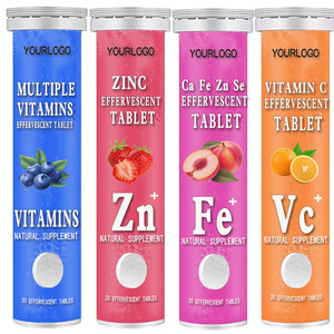 Tabletas Naturales de VC, Ca, Fe, <span class=keywords><strong>Zn</strong></span> y <span class=keywords><strong>Se</strong></span>, Tabletas Blanqueadoras de Piel Eficaces, Tabletas Efervescentes con Sabor a Naranja, Vitamina C - Product Image 3