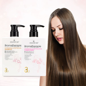 Après-shampooing à la menthe poivrée bio aux herbes Mountain Sea Huile essentielle Shampooing hydratation en profondeur et rafraîchissement - Product Image 1