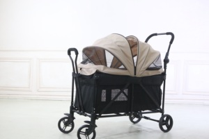 Picnic Heavy Duty Camping Carro de carro plegable 2 en 1 Cochecito con mango giratorio Venta de lujo Ligero <span class=keywords><strong>4</strong></span> ruedas - Product Image 6