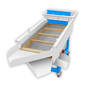 Industrial Linear Vibrating Screen Machine for <b>Plastic</b> Granule Powder Chemical Chemical Material Sieving - Product Image 1