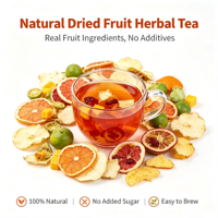 Sachets de thé aux fruits et fleurs séchés naturels, infusion à froid, tranches de fruits séchés, boîte combinée, vente en gros, directement de l'usine