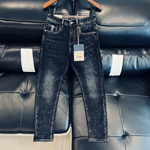 <span class=keywords><strong>Jeans</strong></span> da <span class=keywords><strong>Uomo</strong></span> a Basso Prezzo all'Ingrosso con Logo Personalizzato, Stile Retrò <span class=keywords><strong>alla</strong></span> <span class=keywords><strong>Moda</strong></span>, Lavaggio Street, Strappati, Casual, Vestibilità Slim - Product Image 4