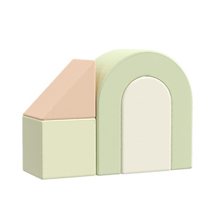 Custom Irregular <b>Shaped</b> Sofa Geometric Building <b>Blocks</b> For Children Indoor Climbing Play Structure Soft Foldable Cushion - Product Image 2