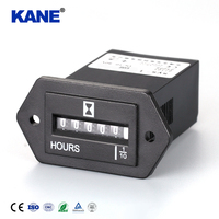 SYS-1 penghitung waktu Quartz mekanik, penghitung jam 6 digit DC 10-80V AC 100-250V Digital Industri lengkap