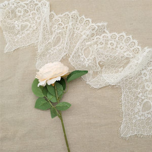 Bordure en dentelle de style français, dentelle tricotée, mélange de nylon écologique pour accessoires vestimentaires, 3 yards - Product Image 2