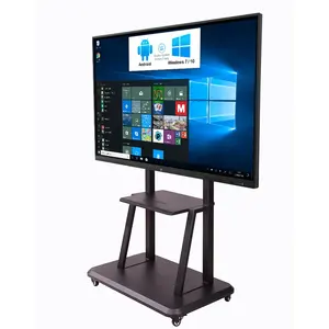 Eğitim için 55 65 75 inç 4K lcd elektronik interaktif beyaz tahta interaktif beyaz tahta dokunmatik ekran