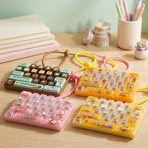 Llavero Fidget de Teclado de 26 Teclas, Colgante de Juguete de Escritorio de Plástico con Diseño de Dibujos Animados - Product Image 3