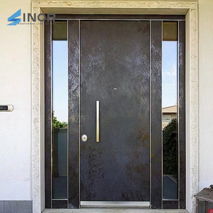 Porte coulissante avec design gain de place, rail lisse et panneau en verre trempé - Product Image 4