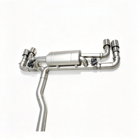 Tuyau d'échappement Catback avec valve pour BMW 540/540i G30/G38, silencieux arrière en acier inoxydable, amélioration du son sportif