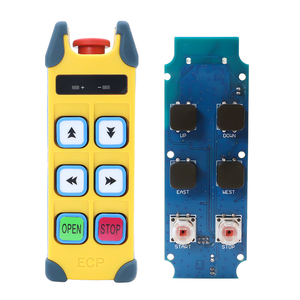 Télécommande radio industrielle professionnelle Télécommande de grue de port de bateau d'ascenseur à 4 fonctions-Démarreurs de moteur - Product Image 1