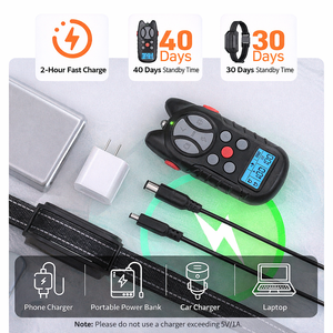 <span class=keywords><strong>Collar</strong></span> de Adiestramiento para Perros con Vibración, Sonido y Descarga Eléctrica, Personalizable, con Control Remoto, Impermeable, Recargable, con Luz LED - Product Image 6