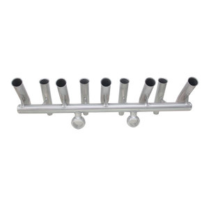Raider RL90 Aluminium Nine Rocket Launcher 9 supports de cannes <span class=keywords><strong>à</strong></span> <span class=keywords><strong>pêche</strong></span> <span class=keywords><strong>pour</strong></span> bateau T Top Stryker - Product Image 3