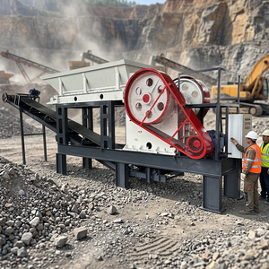 Concasseur <span class=keywords><strong>à</strong></span> mâchoires mobile diesel PE300*500, directement de l'usine, utilisé pour le concassage du granit, du basalte, du calcaire, machine de concassage de pierres - Product Image 1