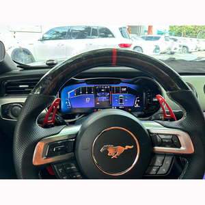 Cụm đồng hồ tốc độ kỹ thuật số <span class=keywords><strong>LCD</strong></span> cho xe tay lái phải (RHD) Ford Mustang 2015-2021, tình trạng mới, tích hợp khả năng tương thích CarPlay - Product Image 5