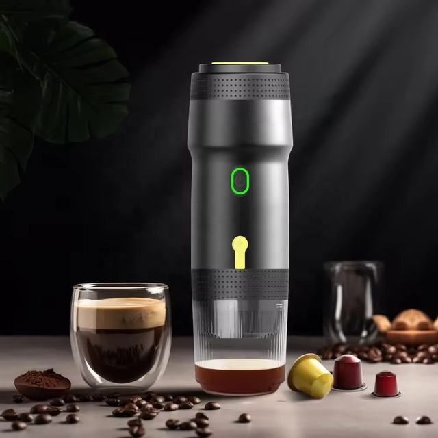 Portable Espresso Maker Compatible Various Capsule Coffee Powder Makers Machine