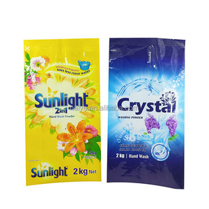 Sacs d'emballage pour lessive en plastique souple brillant de qualité médicale, imprimés sur mesure, étanches <span class=keywords><strong>à</strong></span> l'humidité, scellés au dos, 1 kg, 2 kg, 5 kg - Product Image 3