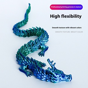 Đồ trang trí rồng in 3D bán buôn, đồ chơi động vật thủ công sáng tạo, hàng thủ công chợ trời, sản phẩm bán chạy xuyên biên giới, trứng rồng Trung Quốc - Product Image 3
