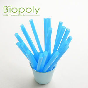 MagiDeal Pajitas largas de plástico desechables para fiestas, bares y restaurantes (250 azules) - Product Image 4
