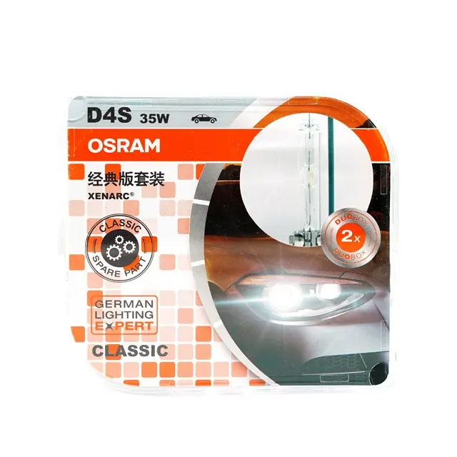 OSRAM xenarc classic d4s лампа d4s 42 В 35 Вт P32d-6 66440CLC 3200lm ксеноновая лампа сделано в Германии