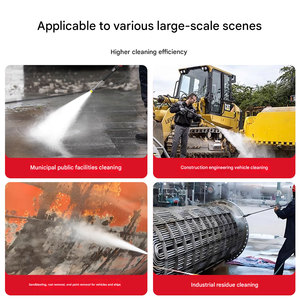 Động cơ xăng máy giặt áp lực cao với khởi động giật lại, cảnh báo dầu thấp và van dỡ tải, đi kèm với bộ phụ kiện hoàn chỉnh - Product Image 5