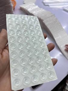 10*3 Tùy Chỉnh Đúc Thiết Kế Dính Dính Silicone Cao Su Feet Trong Suốt Tự Dính Silicone Pads - Product Image 3