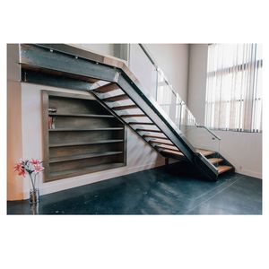 <span class=keywords><strong>Escalier</strong></span> Prima en matériaux mixtes <span class=keywords><strong>bois</strong></span>, verre, pierre, <span class=keywords><strong>métal</strong></span> : créez des escaliers au design unique et combiné - Product Image 3